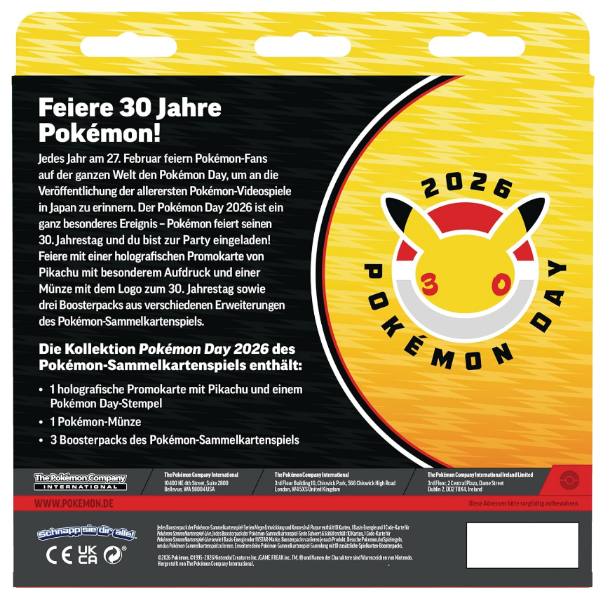 Pokemon Day 2026 Kollektion - 100% OVP