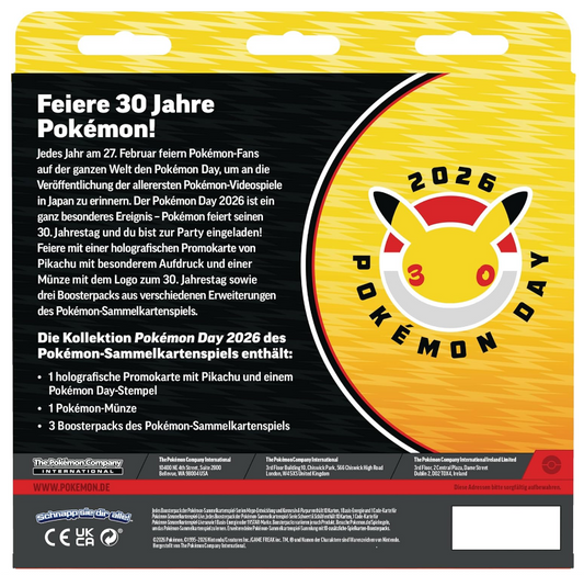 Pokemon Day 2026 Kollektion - 100% OVP
