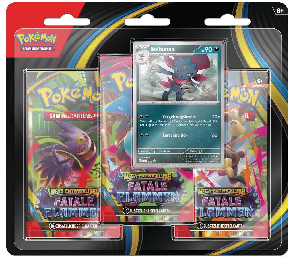 Fatale Flammen 3er Blister - Snibunna / Sniebel Edition