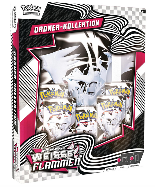 Pokémon Ordner-Kollektion Karmesin & Purpur Weiße Flammen
