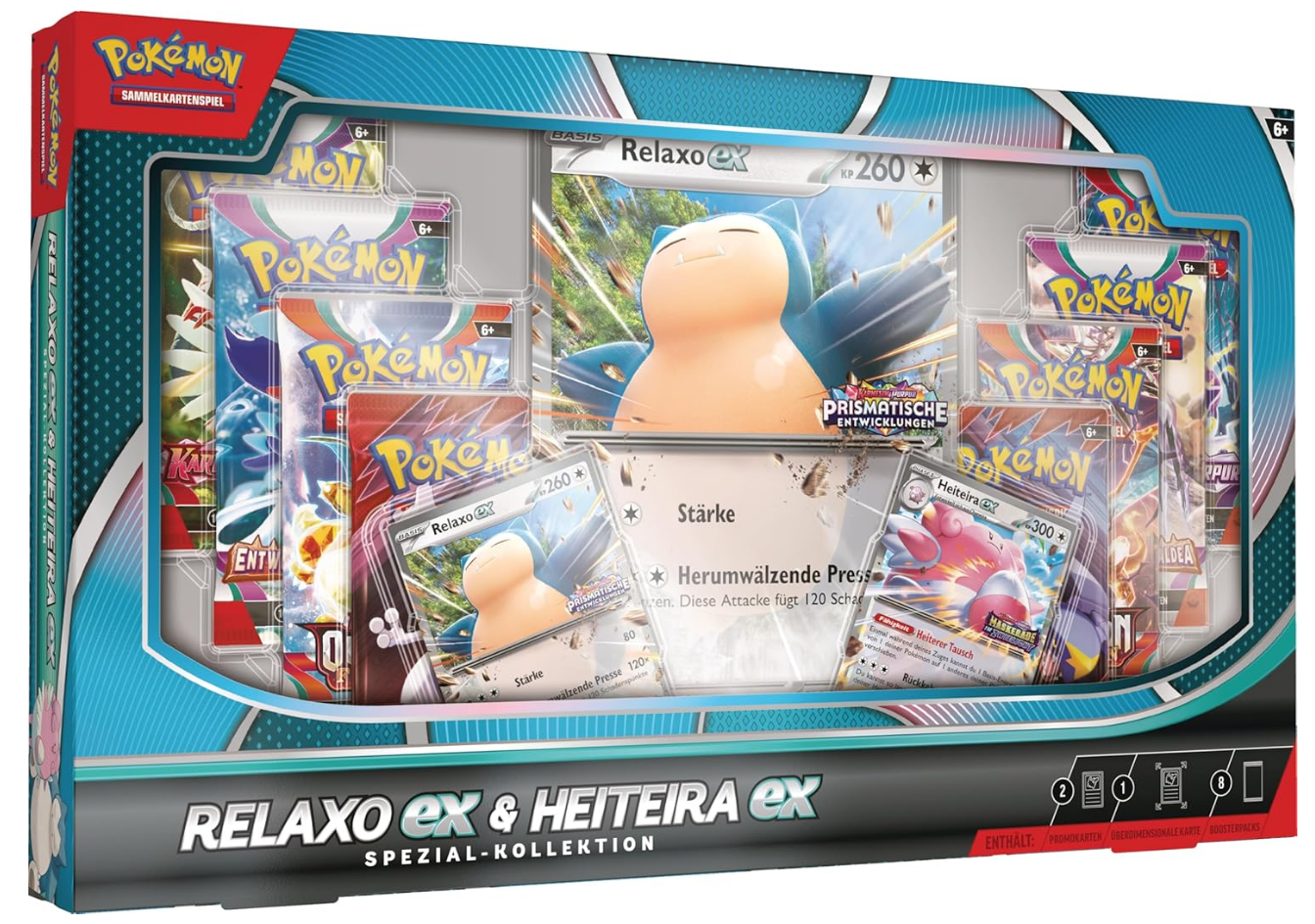 Pokémon Spezial-Kollektion Relaxo-ex & Heiteira-ex